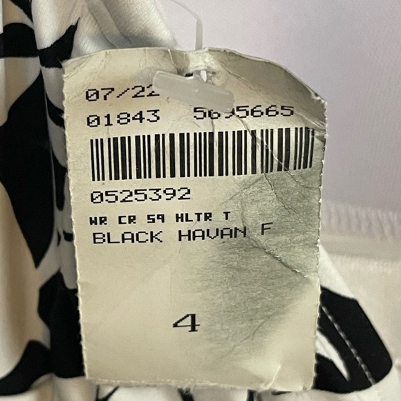 Lands' End Square Neck Halter Tankini Swimsuit Top in Havana Print Size 4 NWT - Picture 8 of 8